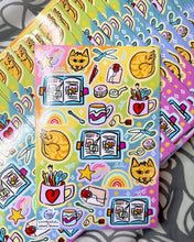 Load image into Gallery viewer, Stationery Sticker Sheet