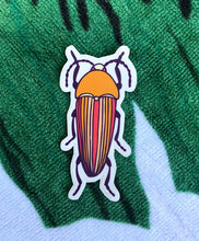 Load image into Gallery viewer, Striped Beetle Sticker
