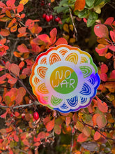 Load image into Gallery viewer, Holographic No War Sticker