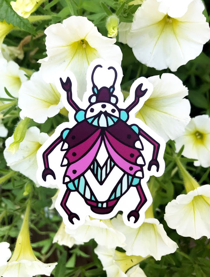 Hydrangea Beetle Sticker