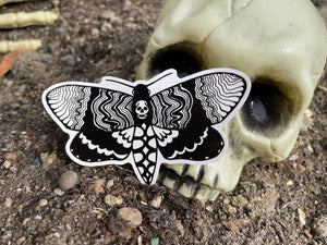 Death Moth Static Cling