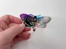 Load image into Gallery viewer, Holographic Death Moth Sticker