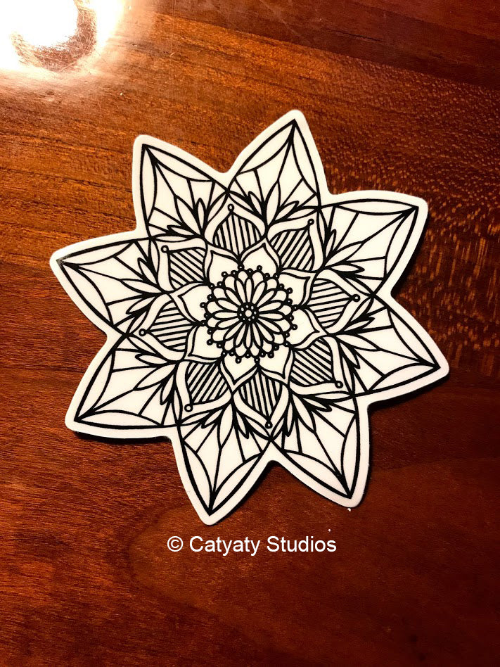 Lotus Mandala Sticker