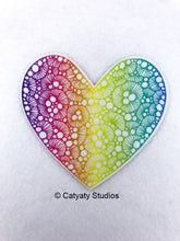 Load image into Gallery viewer, Rainbow Heart Sticker