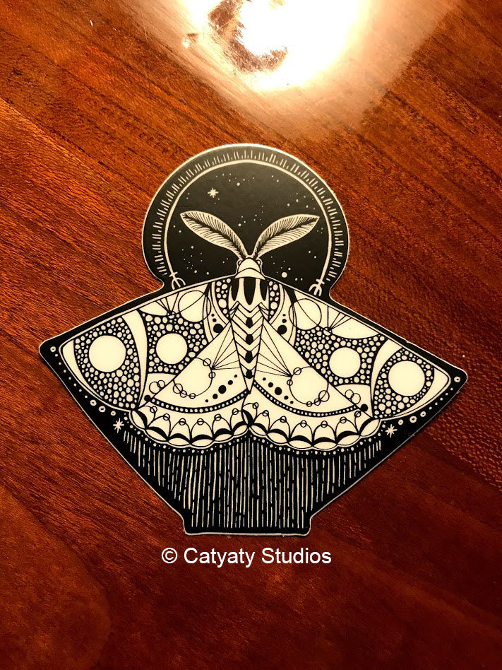 Space Moth Sticker