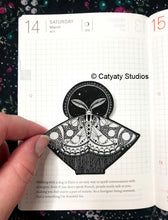 Load image into Gallery viewer, Space Moth Sticker